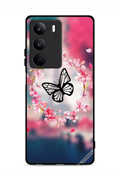 Covernex غطاء حماية لهاتف Realme C75 4G بتصميم فراشة وحلقة زهور