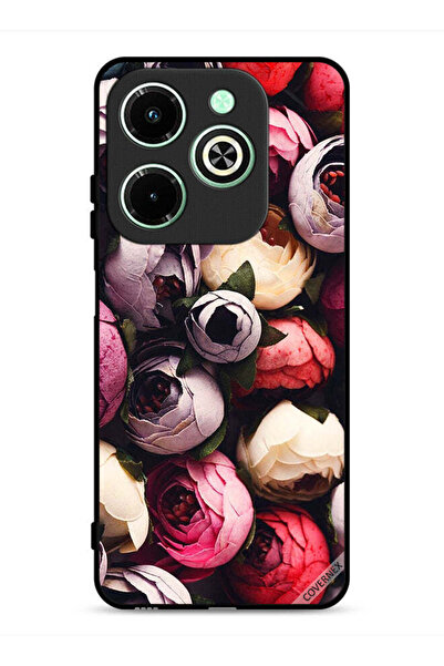 Covernex غطاء حماية لهاتف Infinix Hot 40i 4G بلون وردي داكن مخروطي