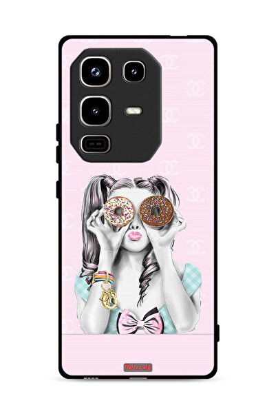 Tolwak غطاء حماية لهاتف Infinix Note 50 Pro 4G يحمل دوناتين