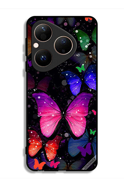 Covernex غطاء حماية لهاتف هواوي بيورا 80 بنقشة الفراشات