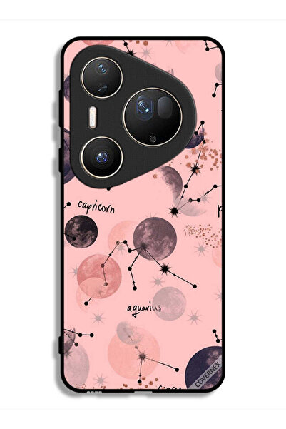 Covernex غطاء حماية فائق لهاتف هواوي بيورا 80 برسومات الأبراج الفلكية