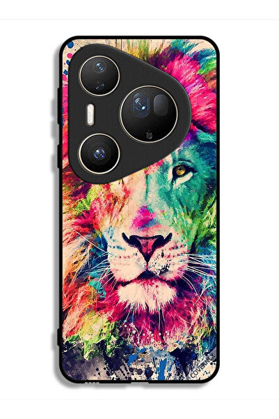 Covernex غطاء حماية فائق من هواوي بيورا 80 بتصميم رسمة الأسد