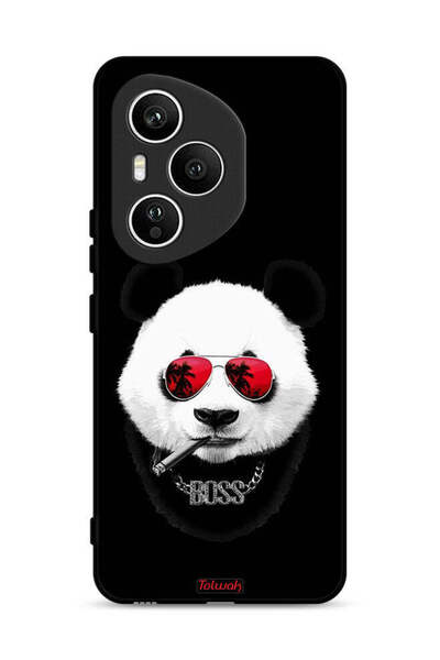 Tolwak غطاء حماية لهاتف Honor 400 Pro بتصميم Boss Panda