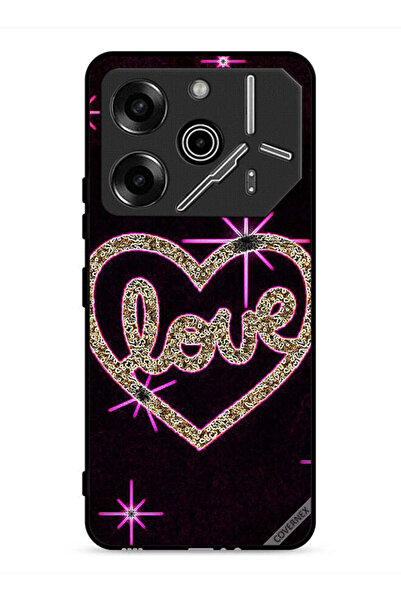 Covernex غطاء حماية لهاتف تكنو بوفا 6 برو 5G بنقشة قلب الحب