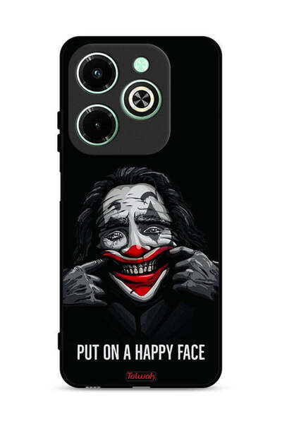 Tolwak غطاء حماية لهاتف Infinix Hot 40i 4G بوجه سعيد