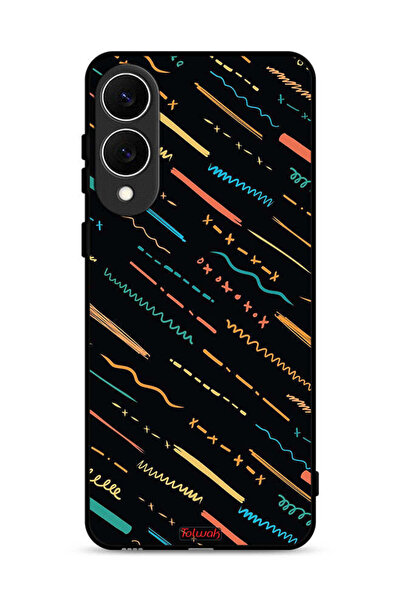Tolwak غطاء حماية لهاتف Samsung Galaxy S25 Edge بنمط خطوط X مجردة