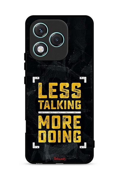 Tolwak Honor 400 Lite Protective Case Cover Less Talking More Doing