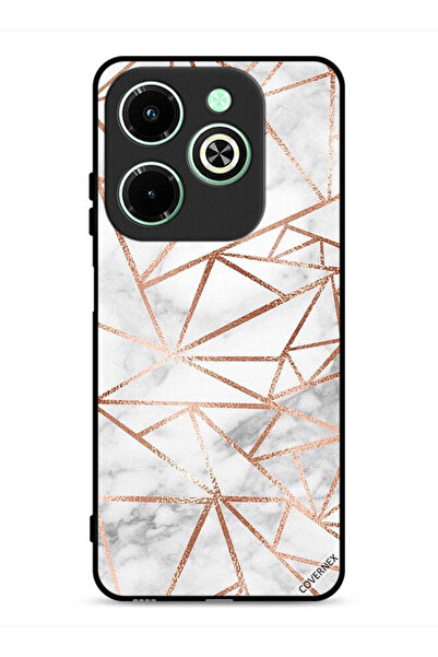 Covernex غطاء حماية لهاتف Infinix Hot 40i 4G بنمط رخامي وورق جدران