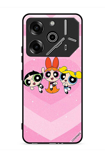 Covernex غطاء حماية لهاتف تكنو بوفا 6 برو 5G برسومات كرتونية للفتيات القويات