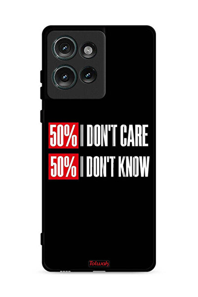 Tolwak غطاء حماية لهاتف موتورولا إيدج 50 لا يهمني