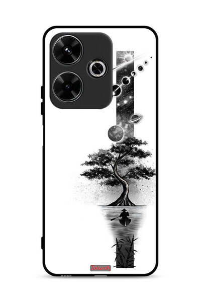Tolwak Xiaomi Redmi 13 4G Protective Case Cover Earth Space Art