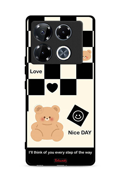 Tolwak غطاء حماية لهاتف Infinix Note 40 Pro 5G سأفكر فيك في كل خطوة على الطريق