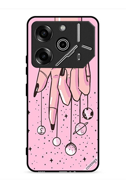 Covernex غطاء حماية لهاتف تكنو بوفا 6 برو 5G، كواكب معلقة من الأصابع