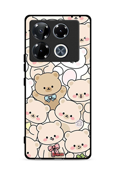 Tolwak غطاء حماية لهاتف Infinix Note 40 Pro Plus 5G بنقشة دببة