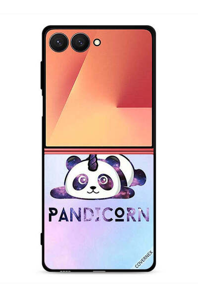 Covernex غطاء حماية لهاتف Samsung Galaxy Z Flip7 بتصميم "أنا بانديورن آرت"