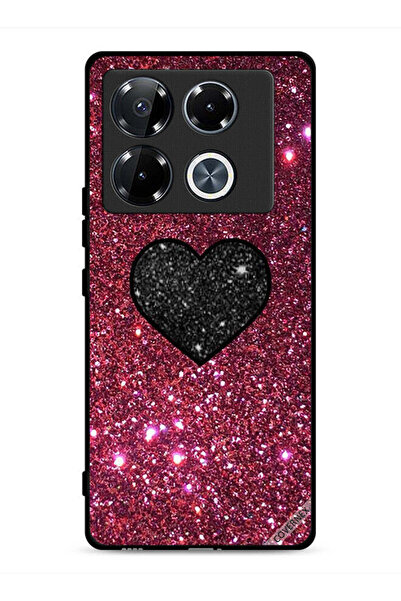 Covernex غطاء حماية لهاتف Infinix Note 40 Pro 5G بتصميم قلب لامع