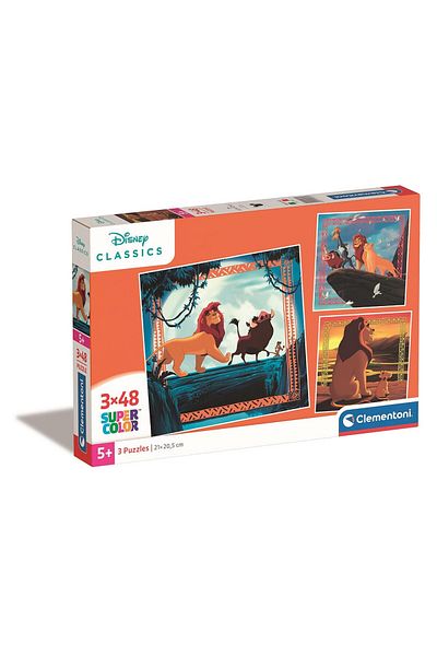 Lion Disney The Lion King Circle of Life Puzzle 3x48 pieces Clementoni
