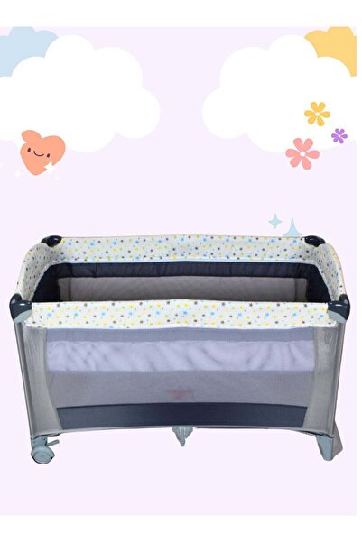 Mas Baby Bed 2-in-1 Foldable with Play Yard and Mosquito Net