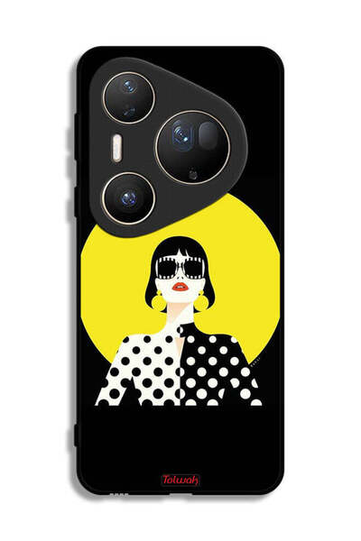 Tolwak غطاء حماية فائق من هواوي بيورا 80 بتصميم فتاة أنيقة