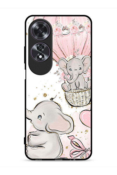 Covernex غطاء حماية لهاتف Oppo A60 برسومات فيلة صغيرة