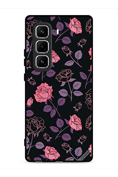 Covernex غطاء حماية لهاتف Infinix Hot 50 Pro 4G بلون الورود القوطية الباستيل