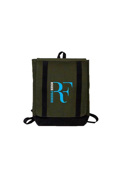 Z zepplin Roger F. Blue Logo Green Backpack