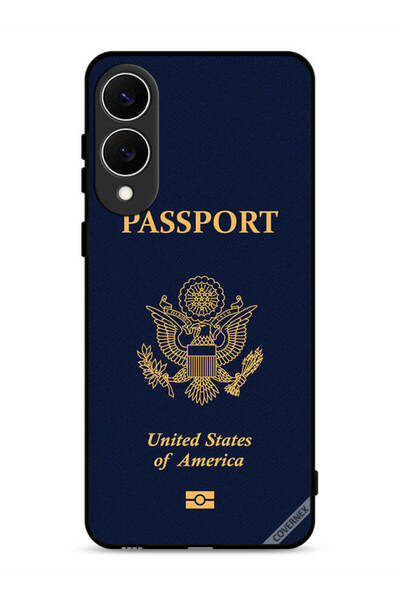 Covernex غطاء حماية لهاتف سامسونج جالاكسي S25 إيدج بنقشة جواز السفر الأمريكي