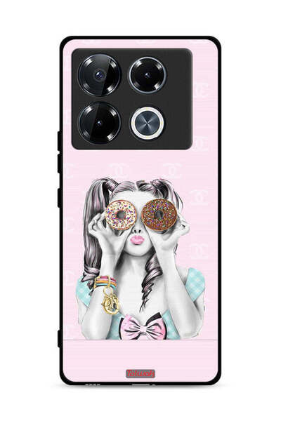 Tolwak غطاء حماية لهاتف Infinix Note 40 Pro Plus 5G يحمل دوناتين