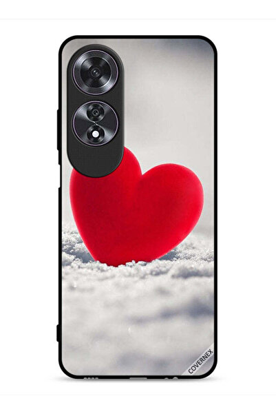 Covernex غطاء حماية لهاتف Oppo A60 - قلب أحمر جميل