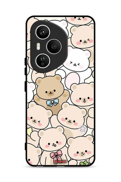 Tolwak غطاء حماية لهاتف Honor 400 Pro بنقشة دببة