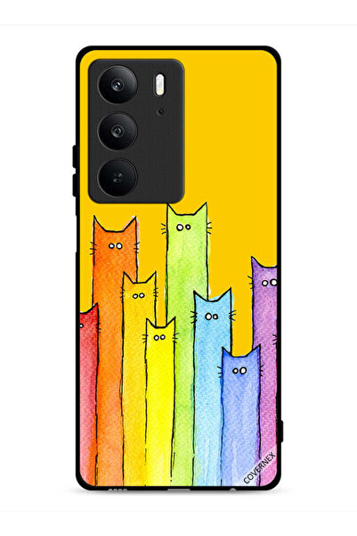 Covernex غطاء حماية لهاتف Realme C75 4G برسومات قطة