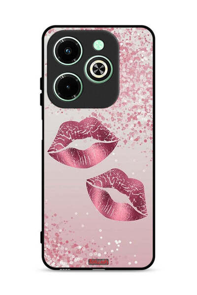 Tolwak غطاء حماية لامع بشفتين لهاتف Infinix Hot 40i 4G