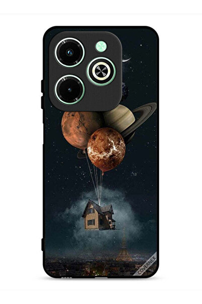 Covernex غطاء حماية لهاتف Infinix Hot 40i 4G بتصميم Balloon Planets Takes Home