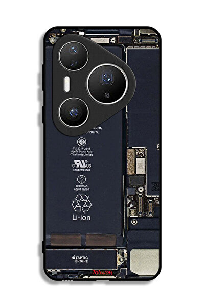 Tolwak غطاء حماية لهاتف هواوي بيورا 80 برو بنمط دائرة الهاتف