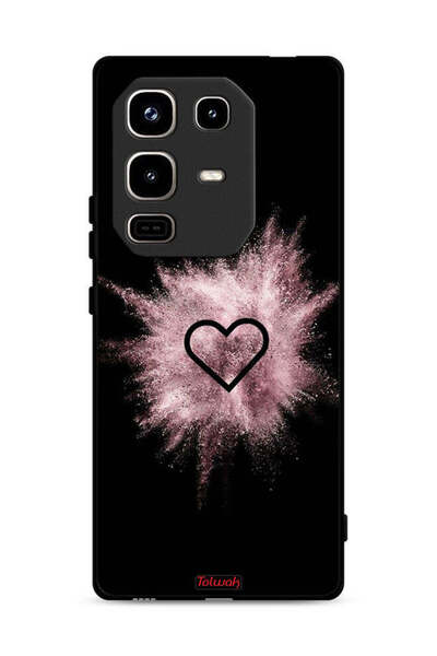 Tolwak غطاء حماية لهاتف Infinix Note 50 Pro 4G بتصميم قلب لامع