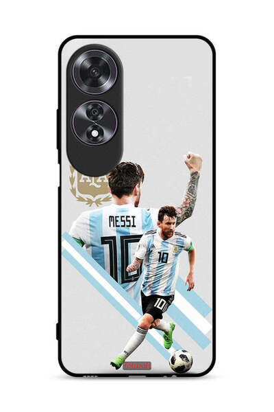 Tolwak غطاء حماية لهاتف Oppo A60 برسومات ليو ميسي