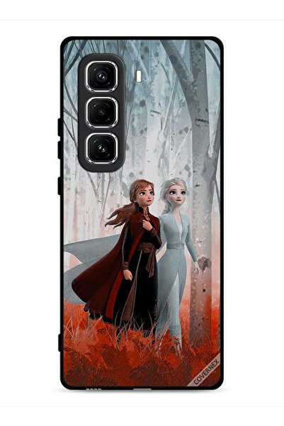Covernex غطاء حماية لهاتف Infinix Hot 50 Pro 4G بطبعة Frozen Sisters