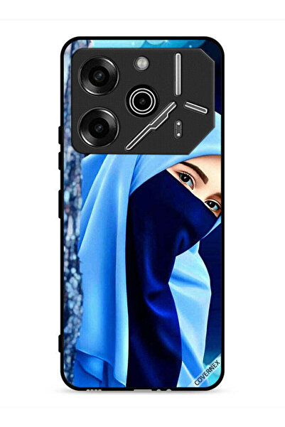Covernex غطاء حماية لهاتف تكنو بوفا 6 برو 5G، فتاة محجبة