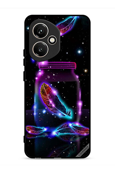 Covernex غطاء حماية لهاتف Honor 400 بتصميم ريش في جرة