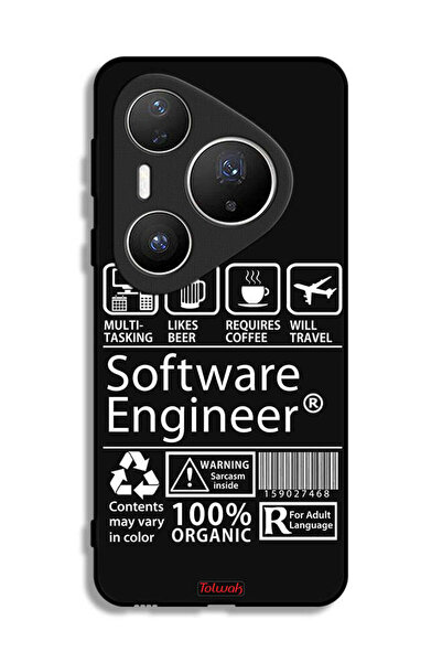 Tolwak غطاء حماية لهاتف هواوي بيورا 80 برو بلس - ملصق مهندس برمجيات