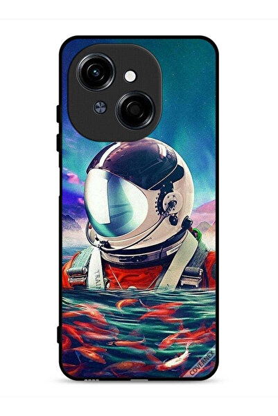 Covernex غطاء حماية لهاتف تكنو سبارك جو 1 إس 4 جي، رائد فضاء في بحر الأسماك