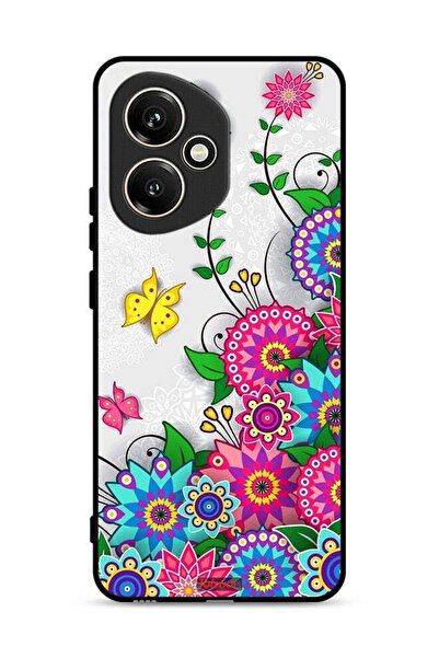 Tolwak غطاء حماية لهاتف Honor 400 بنقشة زهور ماندالا