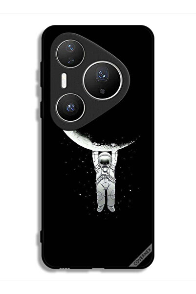 Covernex غطاء حماية لهاتف هواوي بيورا 80 برو، صورة رائد فضاء معلق على القمر، ...