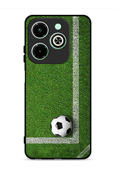 Covernex غطاء حماية لهاتف Infinix Hot 40i 4G بتصميم كرة قدم في الزاوية