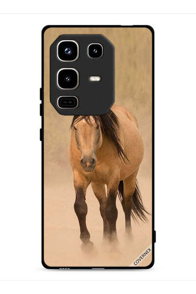 Covernex غطاء حماية لهاتف Infinix Note 50 Pro 4G بتصميم سباق الخيل