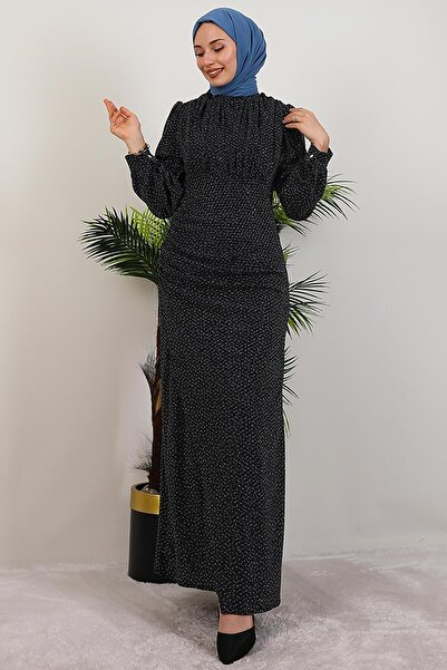 GİYZAMİLA Beyda Φόρεμα Hijab Σκούρο Γκρι