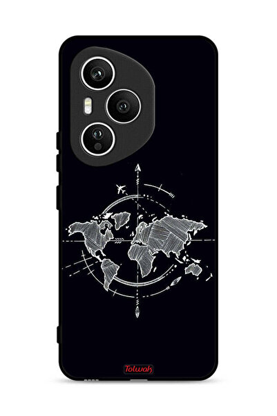 Tolwak غطاء حماية لهاتف Honor 400 Pro برسومات البوصلة