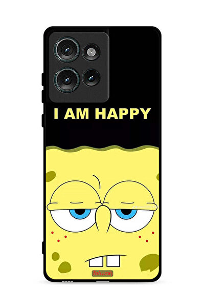 Tolwak غطاء حماية لهاتف موتورولا إيدج 50 - أنا سعيد