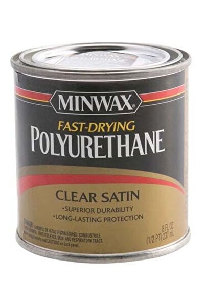 Minwax صبغة بولي يوريثين سريعة الجفاف - شفافة 237 مل
