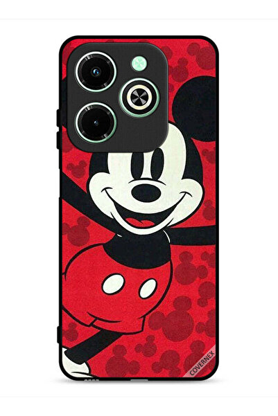 Covernex غطاء حماية لهاتف Infinix Hot 40i 4G بطبعة ميكي ماوس السعيد